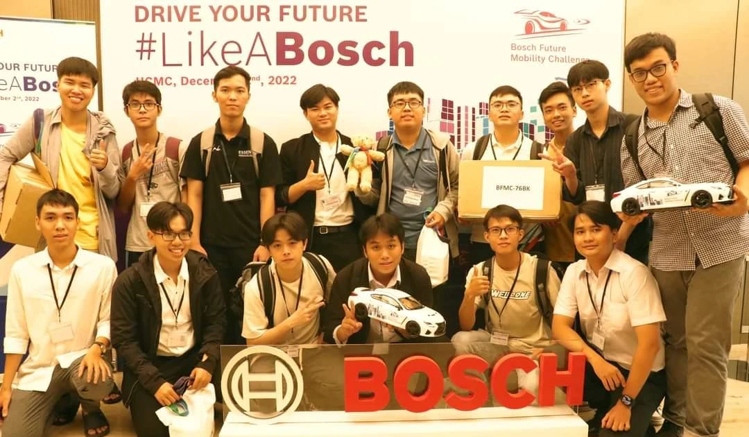 7 đội trường ĐH Bách khoa (ĐHQG TP. HCM) "quẩy tung" tại sân chơi Bosch Future Mobility Challenge