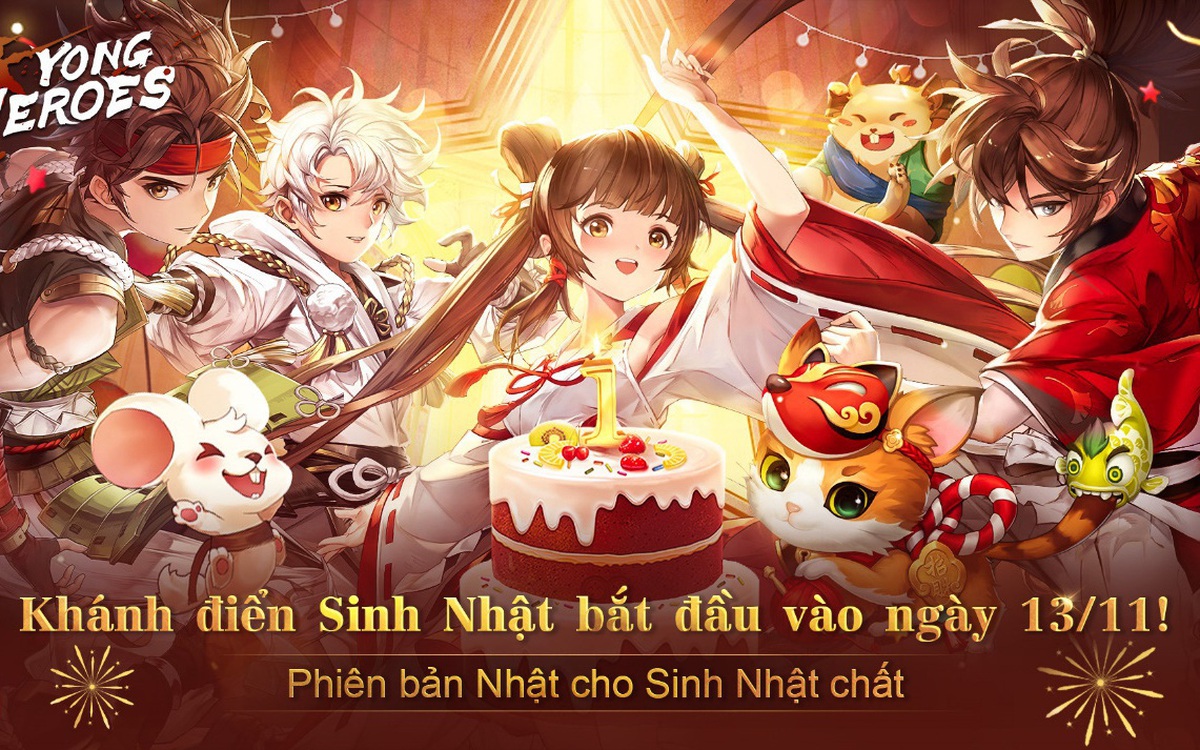 Yong Heroes chuẩn bị quẩy tung nóc mừng sinh nhật 1 tuổi với loạt event "bá đạo"