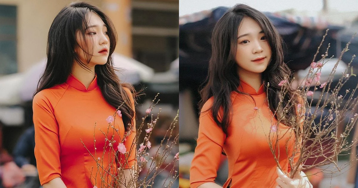 Nữ sinh Nghệ An khiến dân tình "lịm tim" với bộ ảnh Tết quá đỗi dịu dàng