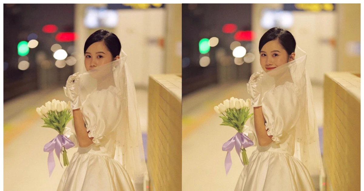 Cosplay cô dâu, nữ sinh ĐH Mở Hà Nội khiến hội anh em "mất máu" dữ dội