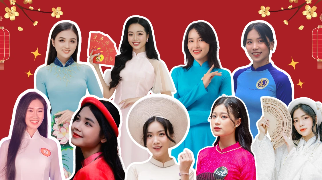 Các nàng Hoa khôi gửi lời chúc Tết siêu dễ thương đến độc giả Sinh Viên Việt Nam ✨