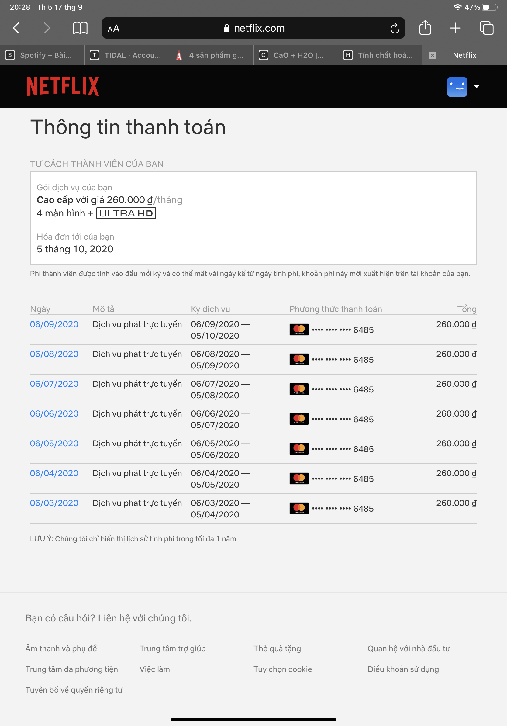 Netflix xịn tự tạo - Còn 2 slot trống cho thuê nè! ✨
