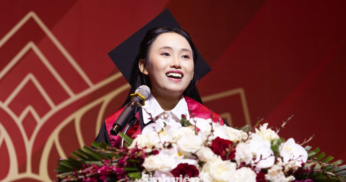 Nữ sinh đại diện hàng ngàn sinh viên FTU phát biểu tốt nghiệp có thành tích 'khủng' như nào?