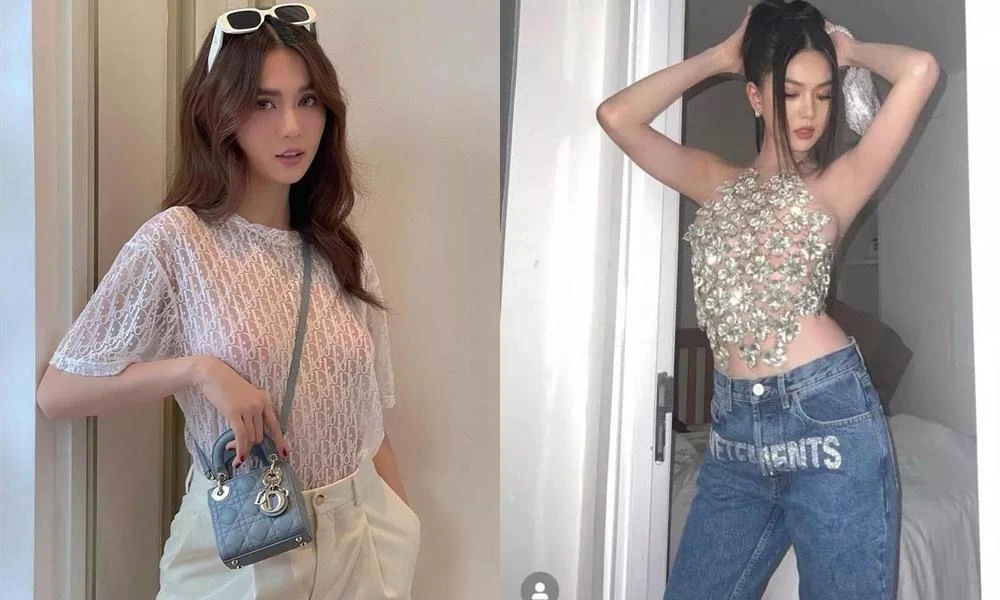 Dù mang danh "nữ hoàng nội y" nhưng Ngọc Trinh lại hay mắc lỗi với miếng dán ngực