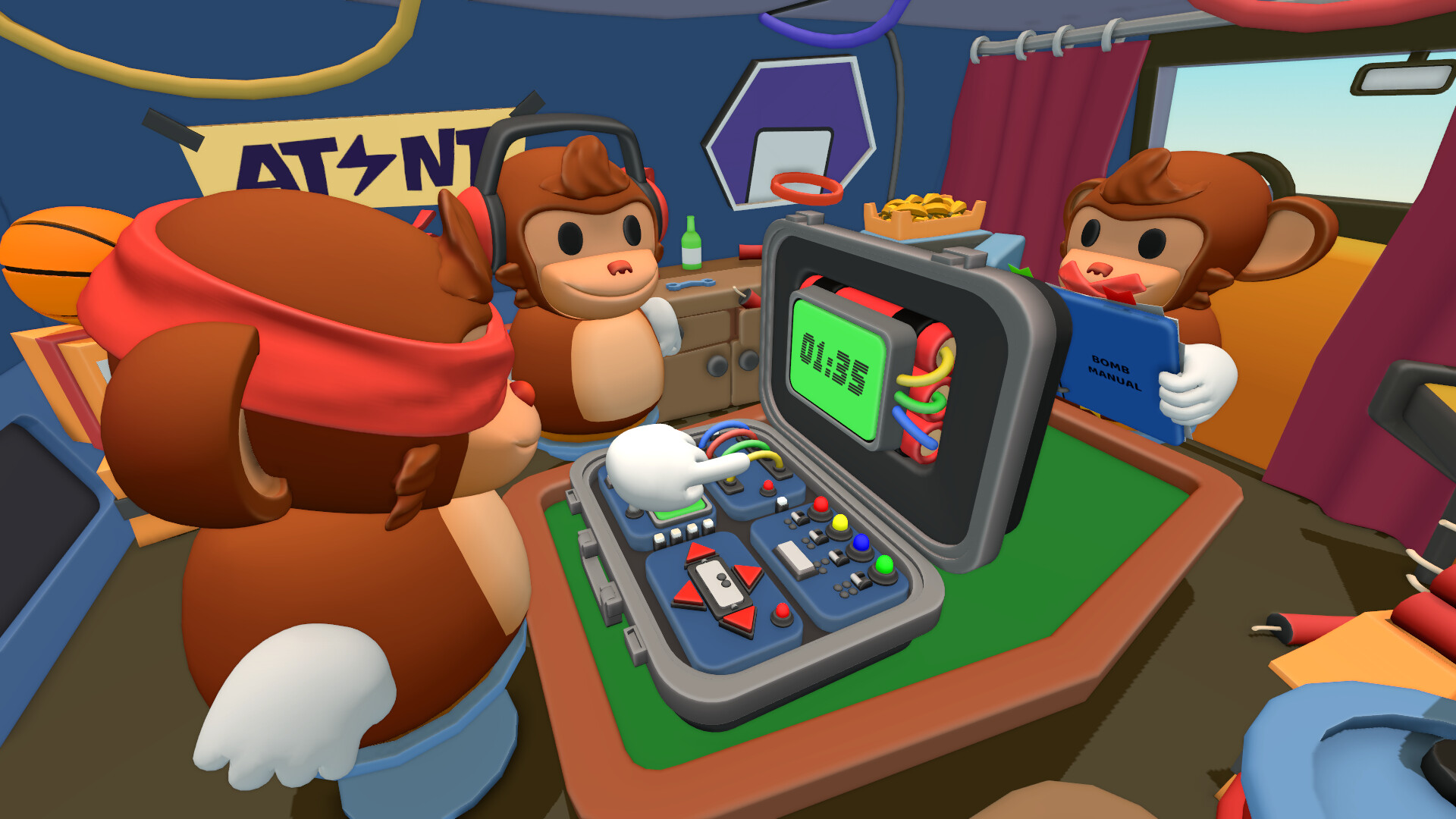 Game demo cực độc trên Steam: Ba chú khỉ gỡ bom khiến game thủ cười ra nước mắt