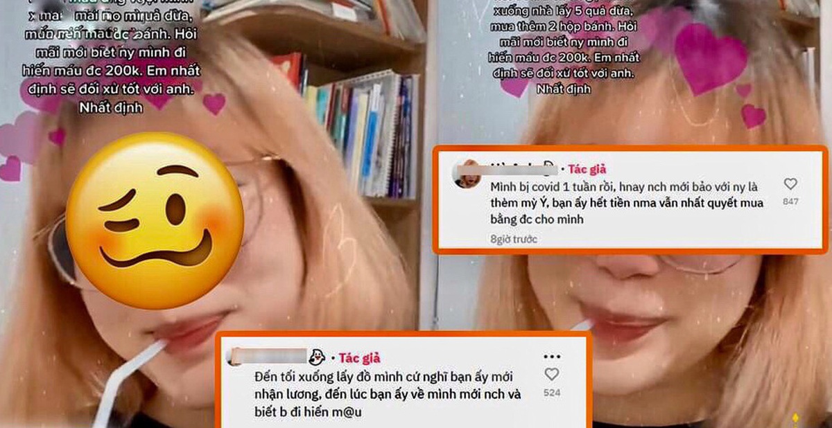 Khoe bạn trai dùng tiền hiến máu mua đồ ăn, cô gái bị netizen chỉ trích dữ dội rồi phải lên tiếng