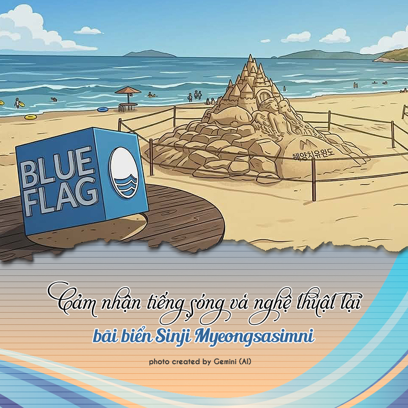 Check-in bãi biển Sinji Myeongsasimni - nơi cát "biết hát" và heal tâm hồn cực mạnh