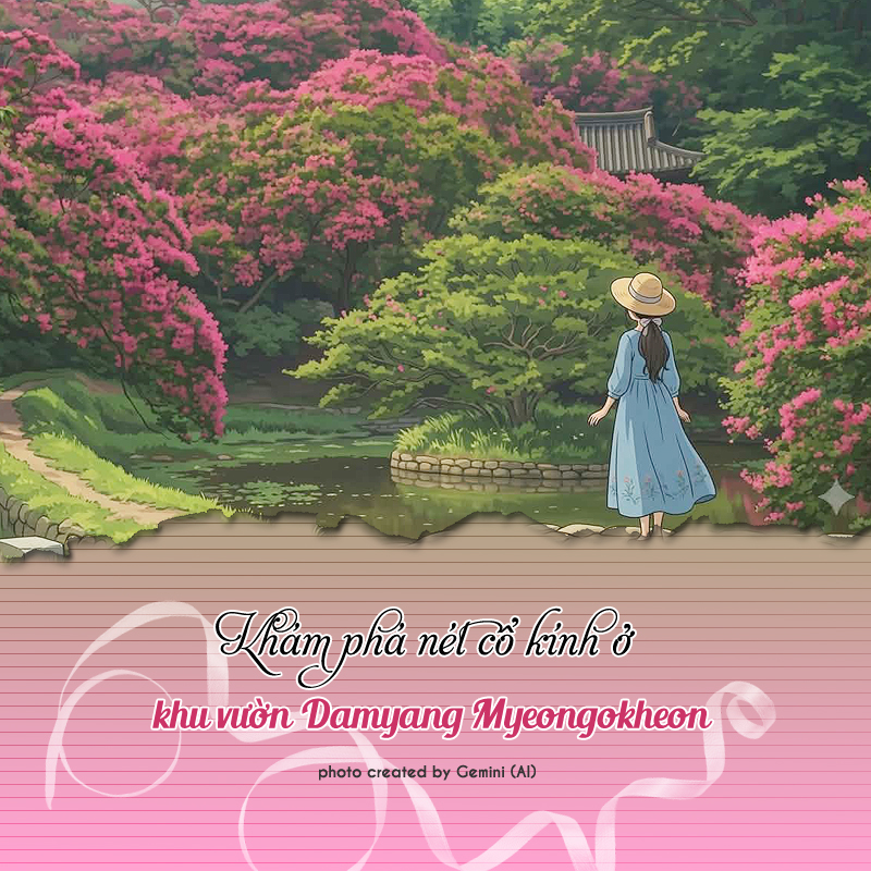 Check-in ngay khu vườn cổ Damyang Myeongokheon - viên ngọc ẩn giấu xứ Hàn ✨