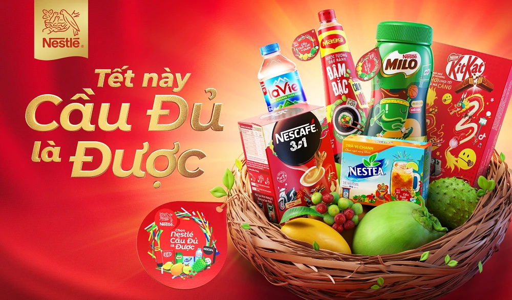 Nestlé chơi lớn Tết 2024 với thông điệp "Cầu Đủ Là Được" - Chill mà vẫn ý nghĩa lắm nha! ✨