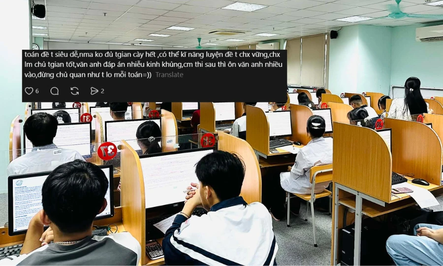 Teen 2K8 "ồn ào" về đề thi HSA 603: Tiếng Anh càng làm càng "đơ người", đề Văn có "bẫy" khắp nơi