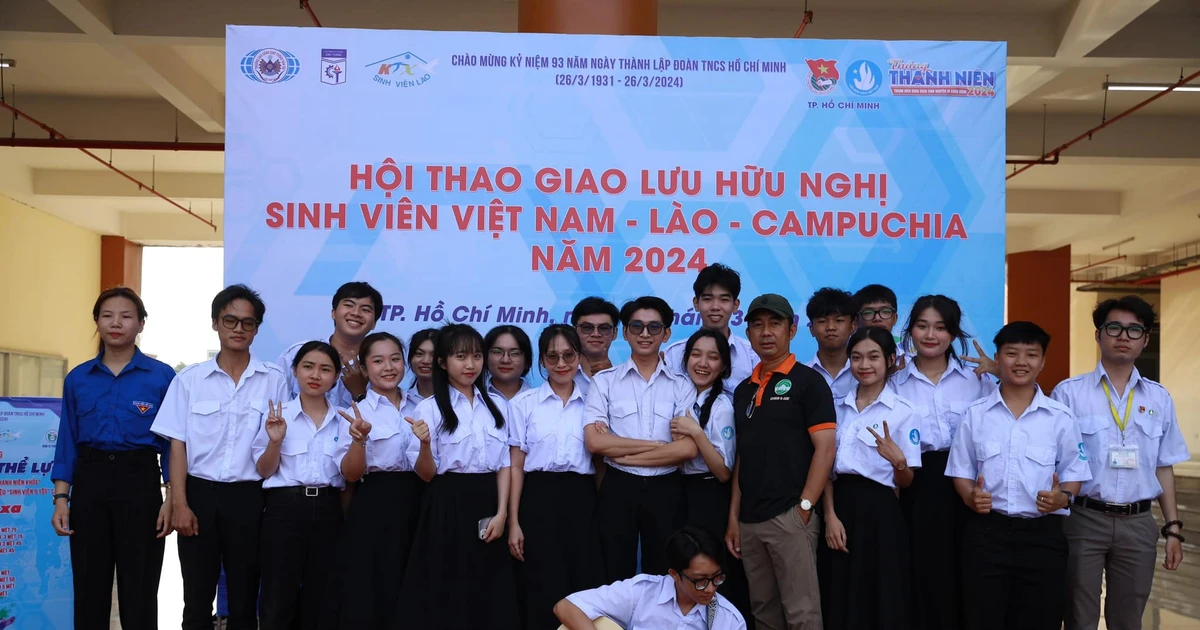 Hội thao giao lưu sinh viên 3 nước Việt - Lào - Campuchia tại Sài Gòn cháy hết nấc!