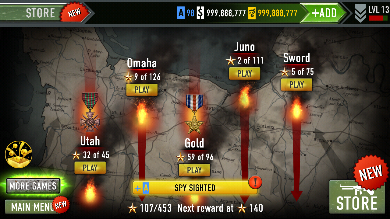 Frontline Commando: D-day 3.0 (Mod) Ko cần root - Game bắn súng WWII cực đỉnh